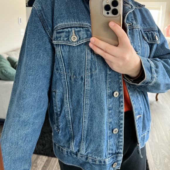 Vintage BillBlass Jeans Jean Jacket Dark Wash size large - Picture 4 of 7